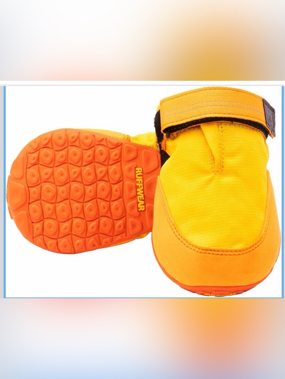 Ruffwear, Summit Trex Dog Shoes - 2 Count, Sunrise Yellow, 3.25"